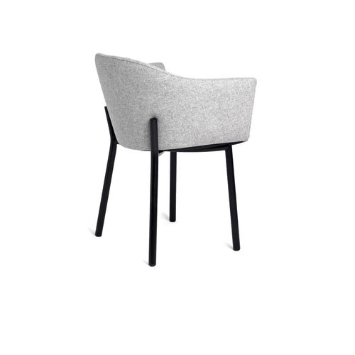 Contemporary chair - FELIX - Resident - indoor / fabric / molded plywood