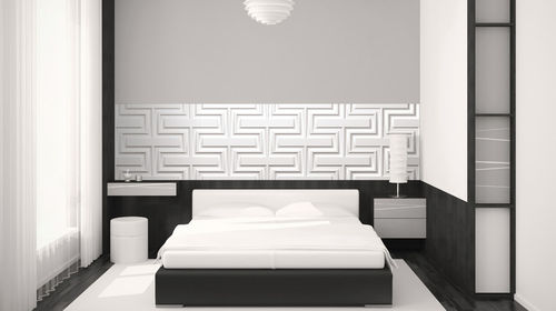 Wall-mounted decorative panel - CUBIC - MUR design - made from recycled materials / wood / textured