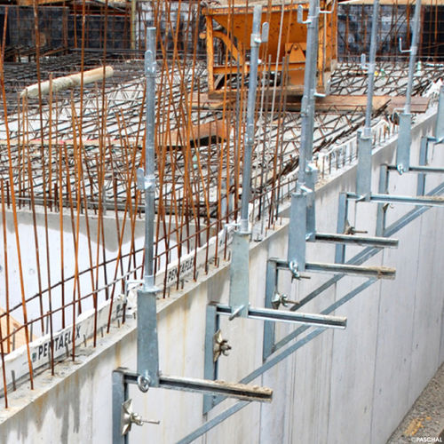 Modular formwork element - edge - PASCHAL  - reusable / metal / for slab
