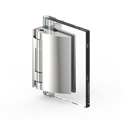 Glass door hinge - PILLANGO : 8480 - PAULI FRANCE  - for shower door / zamak / with self-closing system