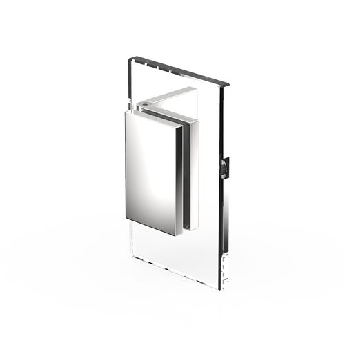 Glass door hinge - FLAMEA+ : 8199 - PAULI FRANCE  - for shower door / zamak / contemporary