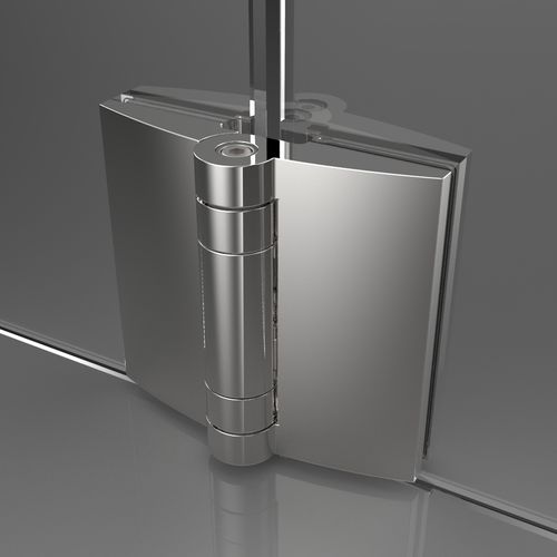 Glass door hinge - TURA : 8960.7680 | 8960.7681 | 8960.7683 | 8960.7686 - PAULI FRANCE  - for shower door / zamak / contemporary