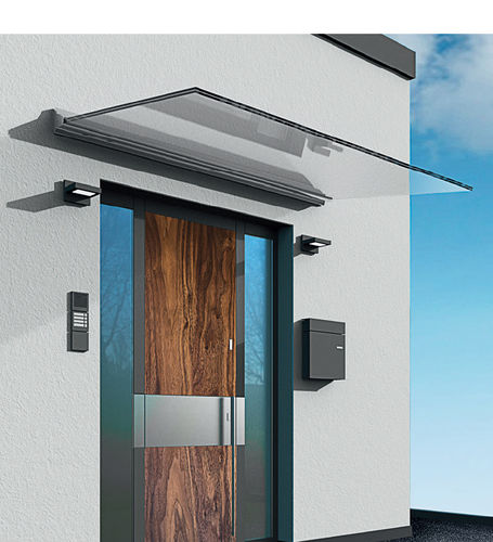 Door canopy - MARQUISE VD1510/1511 - PAULI FRANCE  - for patio / for commercial buildings / for exterior staircases