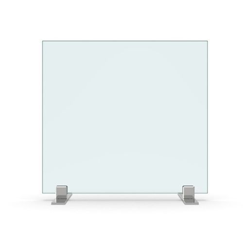 Floor-mounted office divider - SET-3087 - PAULI FRANCE  - fabric / glass / acrylic glass