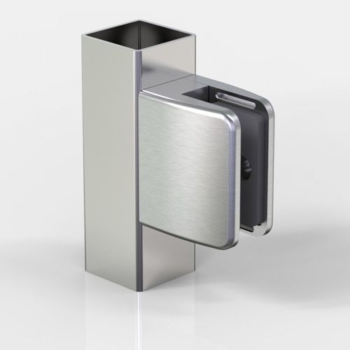 Zinc glass clamp - PAULI FRANCE  - glass