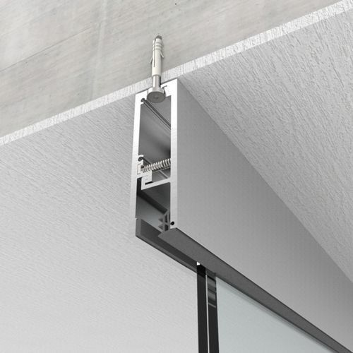 Stainless steel fastening profile - 1432 - PAULI FRANCE  - for balcony / for balustrade / for panels