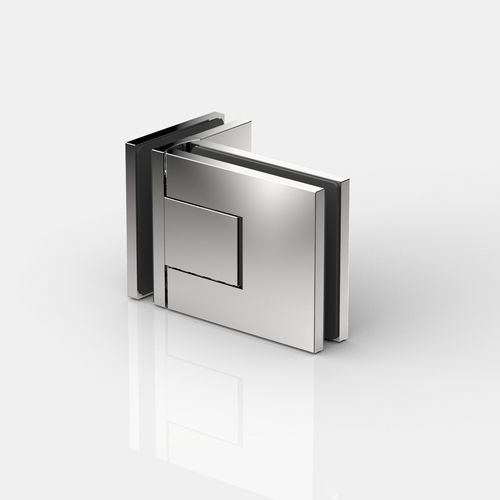Glass door hinge - PONTERE+ : 8315_ - PAULI FRANCE  - for shower door / corner / rotating