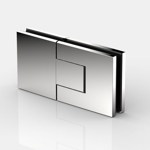 Glass door hinge - PONTERE+ : 8312_ - PAULI FRANCE  - for shower door / corner / rotating