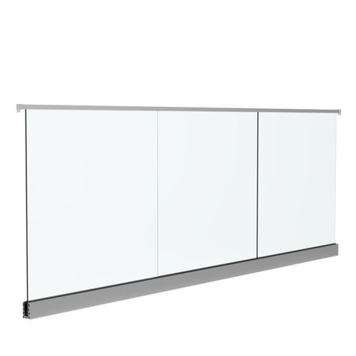 Aluminum railing - ALU CLASSY - Qingdao Jinfer International Co., Ltd. - glass / glass panel / outdoor