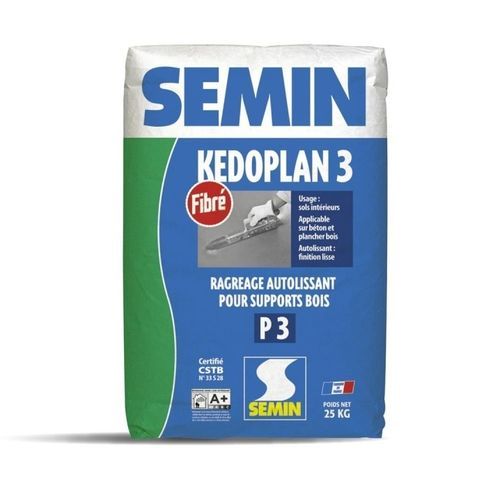 Smoothing coating - KEDOPLAN 3 FIBROUS - SEMIN - smoothing / indoor / for concrete