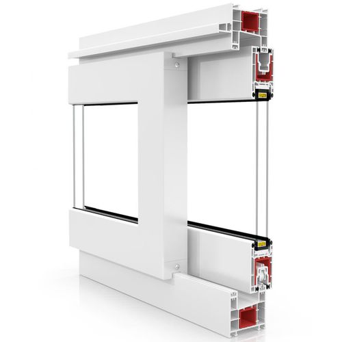 PVC window - EKOSOL 70 - VETREX  - sliding / double-glazed / thermally-insulated