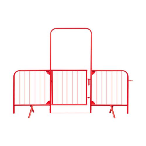 Access control barrier - 525-0100 - BATISEC  - swing / metal / for construction site