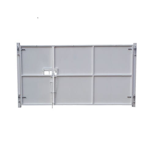 Swing gate - 375 series - BATISEC  - steel / panel / for construction site