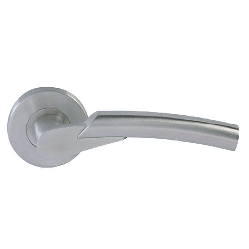 Door handle - New York - SX2026 - DESIGN-MAT - brushed stainless steel ...