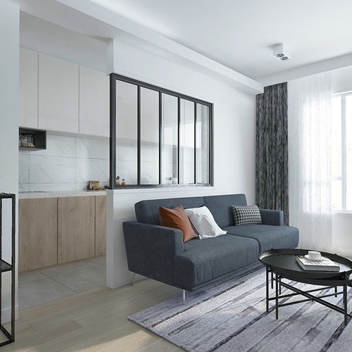 Tempered glass panel - BARIO - AC8800 - DESIGN-MAT - transparent / for partition wall
