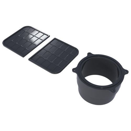 Drainage channel with grating - 130/90 - DEVOREX PLC - polymer / composite / polyamide