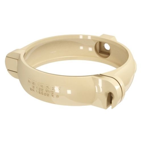 Pipe mounting bracket - ELEGANCE 140 - DEVOREX PLC - round / PVC