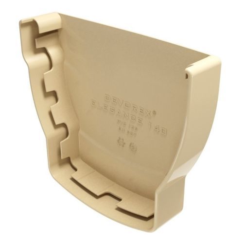 PVC gutter end - ELEGANCE 140 - DEVOREX PLC