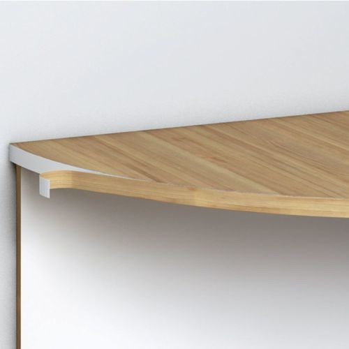 Resin edge trim - DÖLLKEN Profiles GmbH - for furniture / strip / white