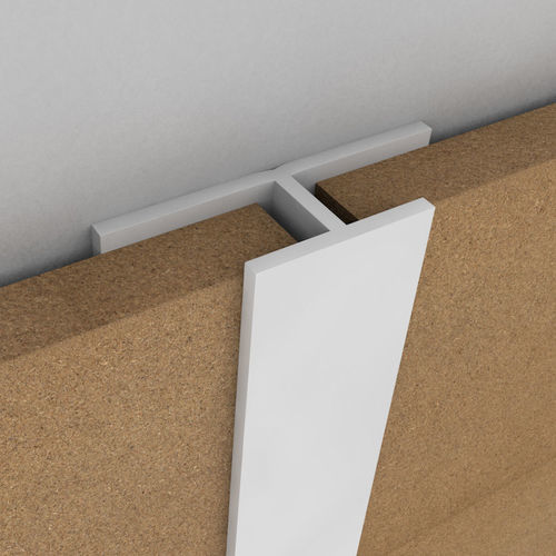 Plastic junction profile - DÖLLKEN Profiles GmbH - for partition wall / strip / white