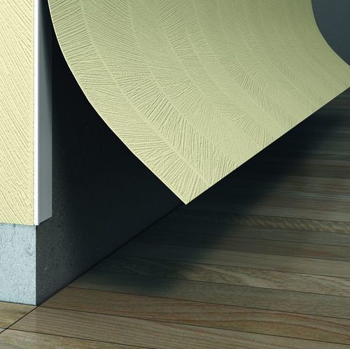 Plastic wallpaper border - TEL 20 - DÖLLKEN Profiles GmbH - plain / metallic look / gold-colored