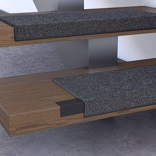 PVC-coated fabric step covering - ANGLE - DÖLLKEN Profiles GmbH - non-slip / contemporary