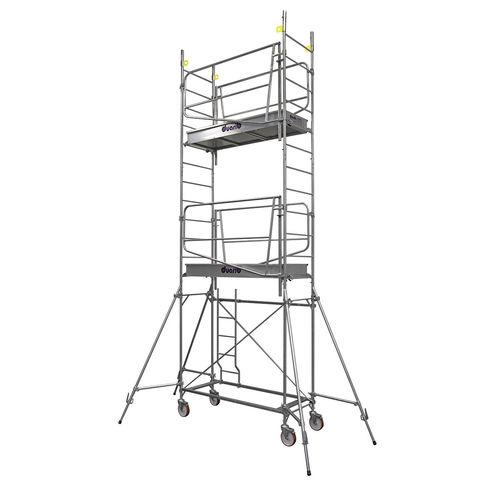 Galvanised steel scaffolding - AC 200 FORMWORKS - DUARIB - aluminum / on casters