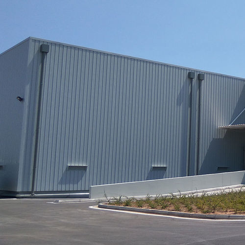 Corrugated metal sheet - ELVAL ENF - ELVAL COLOUR - aluminum / colored / gray