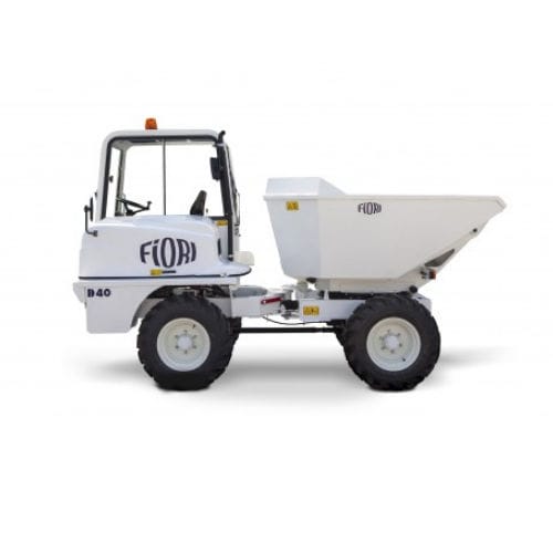 Rear unloading dump truck - D 40 - FIORI SPA - rubber-tired / diesel / for construction