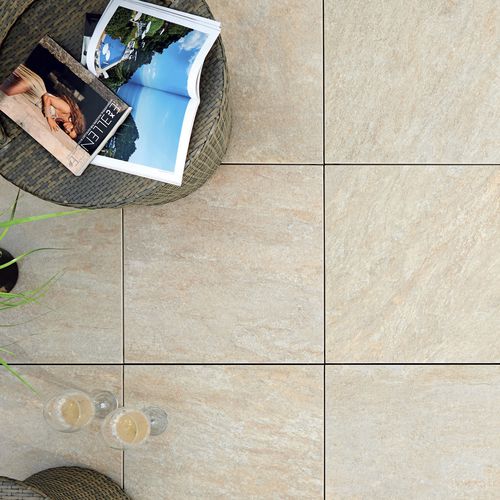 Sintered stone paving slab - L'ALTRA PIETRA - COLOSSEO BARGE - GRANULATI ZANDOBBIO SPA - porcelain stoneware / outdoor / textured