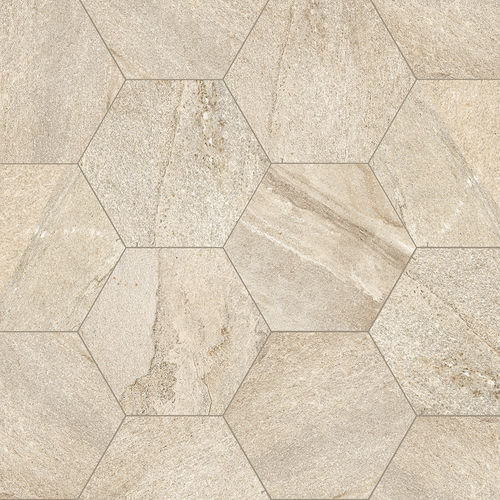 Porcelain stoneware paver - STONE GRES - ESAGONO CAPPUCCINO - GRANULATI ZANDOBBIO SPA - outdoor / textured / pedestrian