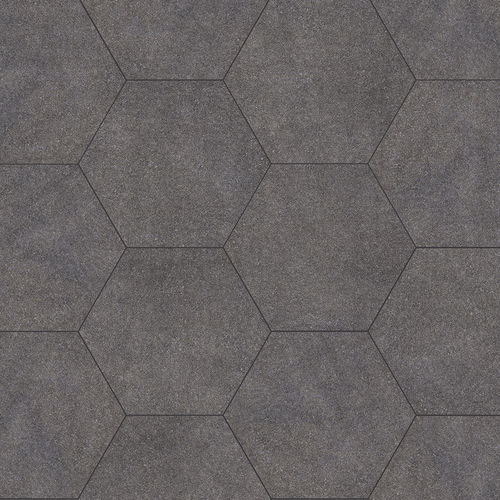Porcelain stoneware paver - STONE GRES - ESAGONO BASALTO - GRANULATI ZANDOBBIO SPA - outdoor / textured / pedestrian