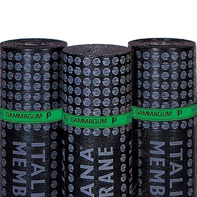 Protection waterproofing membrane - GAMMAGUM P - ITALIANA MEMBRANE SPA  - insulating / for roof / for foundation