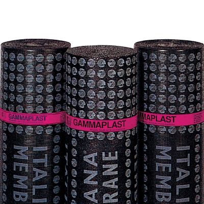 Roof waterproofing membrane - GAMMAPLAST P - ITALIANA MEMBRANE SPA  - roll / bituminous / slate