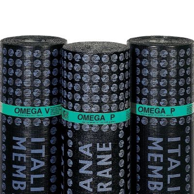 Roof waterproofing membrane - OMEGA V - ITALIANA MEMBRANE SPA  - roll / bituminous / polypropylene