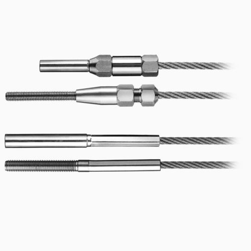 Stainless steel turnbuckle - JAKOB FRANCE  - for metal cable / for tensile structures