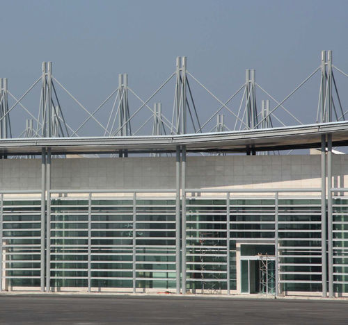Metal and glass curtain wall - AÉROPORT DE TANGER - Jet contractors - glass