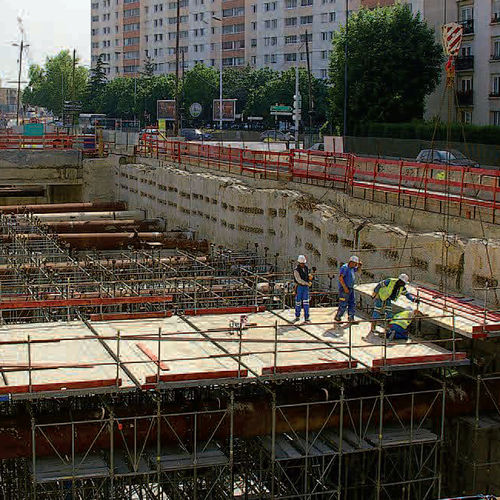 Modular formwork - PANO - MILLS  - galvanised steel / wooden / for floor