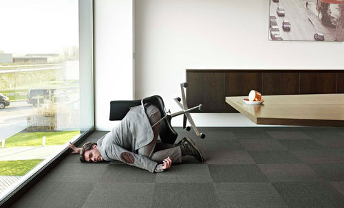 Tufted carpet - CONVERSE 100 - MODULYSS  - loop pile / synthetic / tertiary