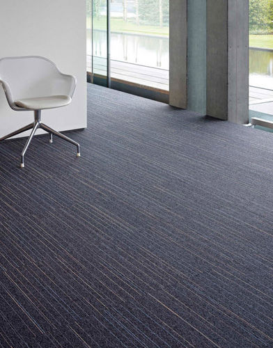Tufted carpet - FIRST LINE - MODULYSS  - loop pile / synthetic / tertiary