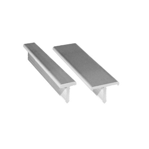 Aluminum profile - PRT10-01 - STAMPLAST SRL - T-shaped / for floor