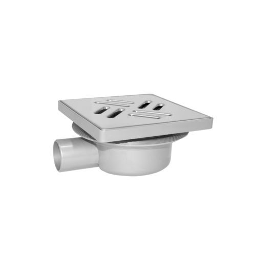 ABS floor drain - CH10TEL-02 - STAMPLAST SRL - stainless steel / bathroom / grated