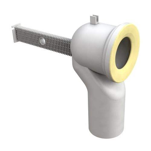 Toilet fitting - CIGNO 8439BP10C0 - BONOMINI S.R.L. - plastic / elbow