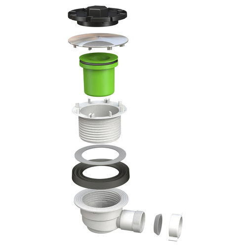 Polypropylene shower drain - 5290AB12B7 - BONOMINI S.R.L. - ABS