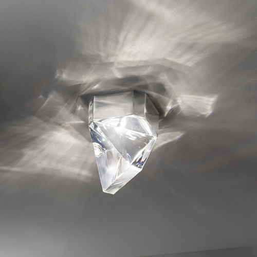 Contemporary ceiling light - TRIPLA F41 - FABBIAN ILLUMINAZIONE - glass / aluminum / LED
