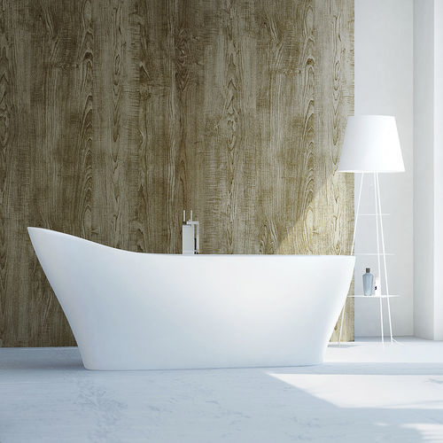 Freestanding bathtub - MEZZO - BALTECO AS - for homes / professional / Solid Surface