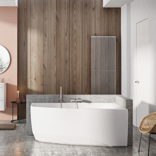 Corner bathtub - Orion - BALTECO AS - asymmetrical / free-standing / for homes