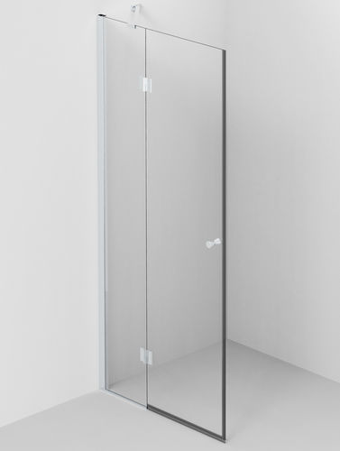 Folding shower screen - Fold Plus - BALTECO AS - swing / corner / tempered glass