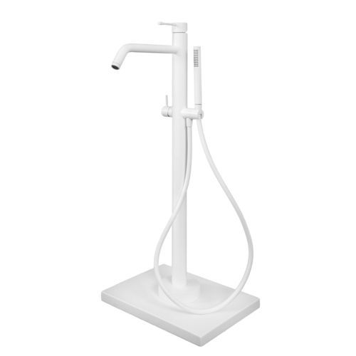 Bathtub mixer tap - Alpi A4V - BALTECO AS - floor-mounted / metal / bathroom
