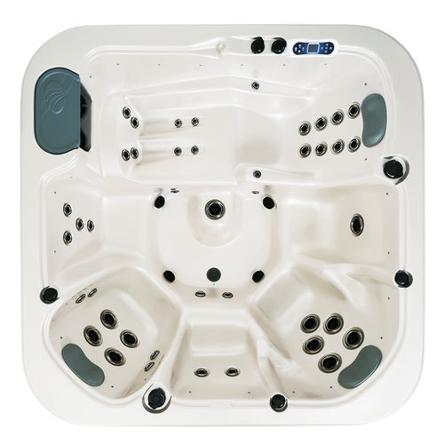 Above-ground hot tub - Honolulu - BALTECO AS - built-in / square / 5-person